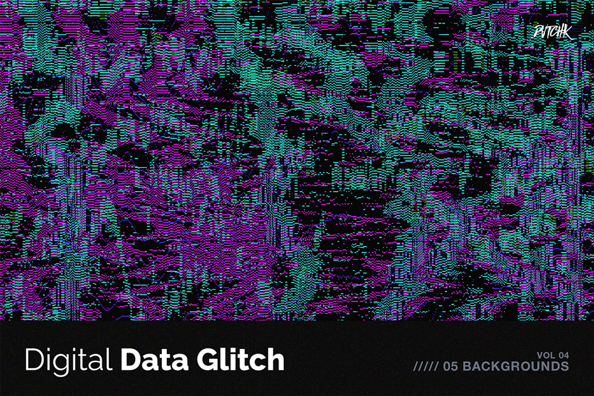 Digital Data Glitch V04, a Background Graphic by dvtchk (Photo 4 of 5)