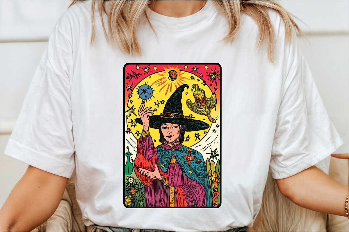 Snarky Witchy Tarot Sublimation PNG, an Illustration by SinaCreation (Photo 2 of 5)