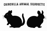 Chinchilla Animal Silhouettes Vector, an Animal Illustration by Gfx Expert Team (Thumbnail 2 of 3)