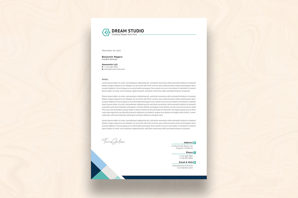 Letterhead, a Stationery Template by DesignDevisers (Photo 4 of 10)