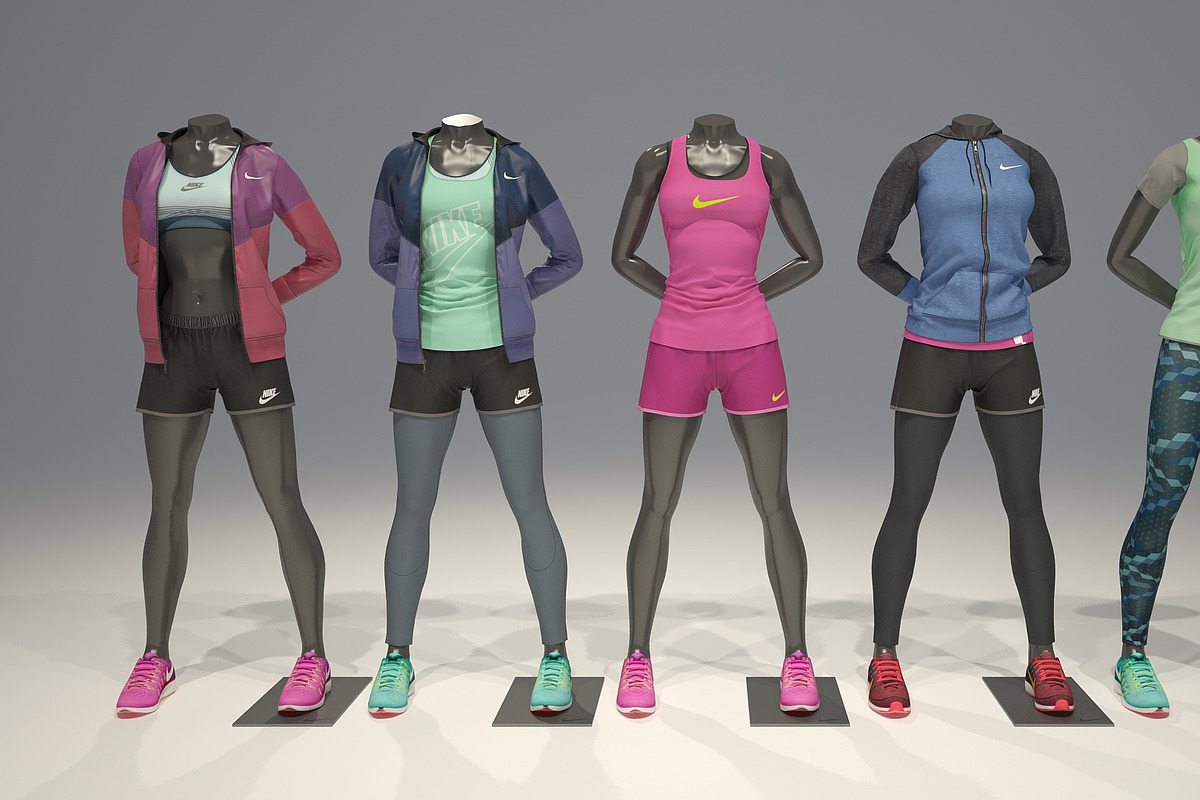 Female mannequin pack 1, a Characters & Person 3D Model by mrGarret (Photo 14 of 22)