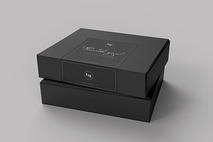 Label Box Mockup