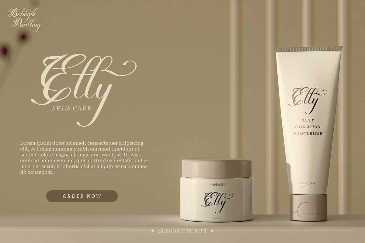 Bebegik Panthay | Calligraphy Script, a Script Font by Denustudios (Photo 8 of 13)