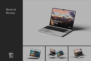 Laptop Mockup, a Mac Mockup by SimpangGraphics