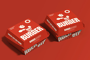 Burger Box Mockup, a Packaging Mockup by graphicsauce (Thumbnail 4 of 4)