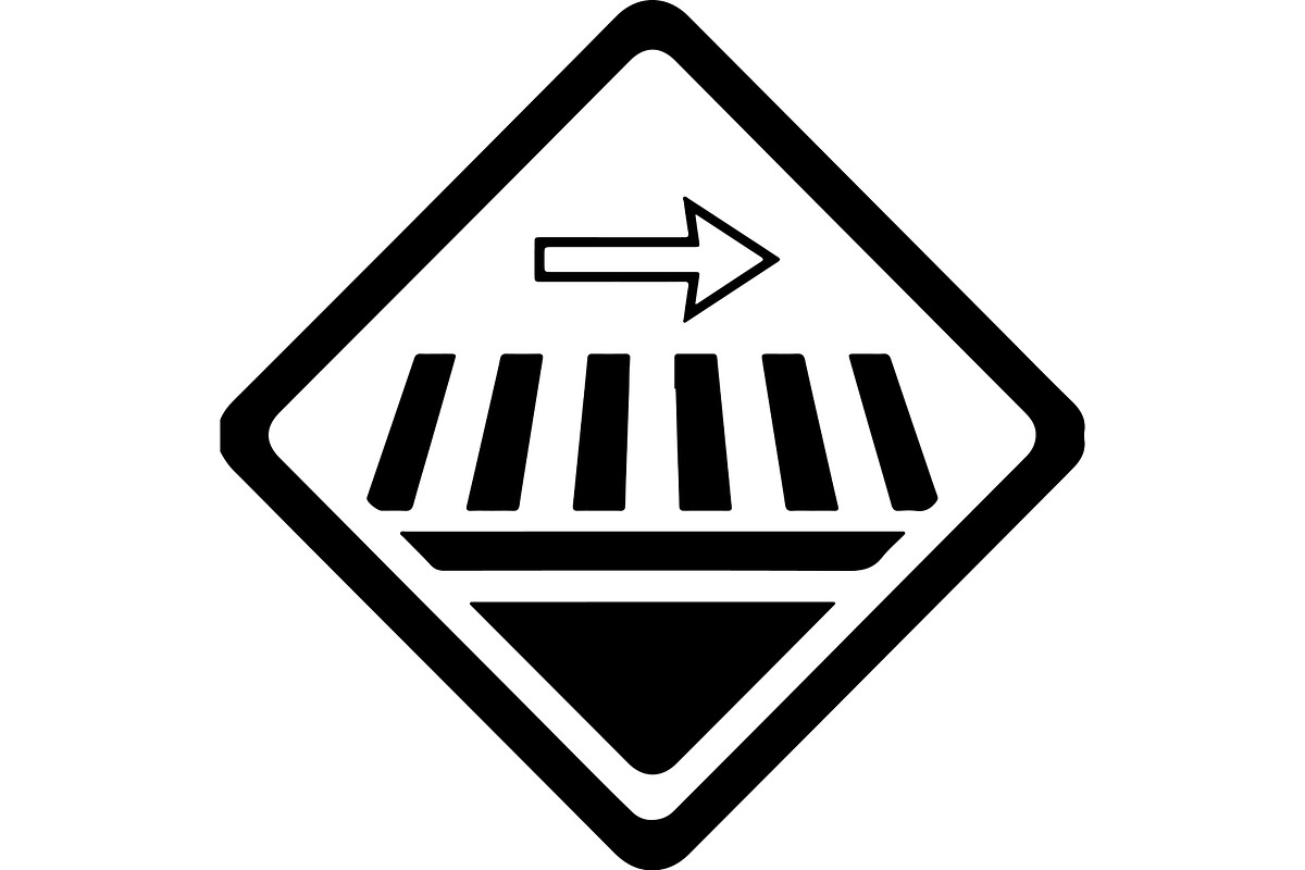 Road construction and traffic sign, a Transportation Illustration by jahid234 (Photo 12 of 13)