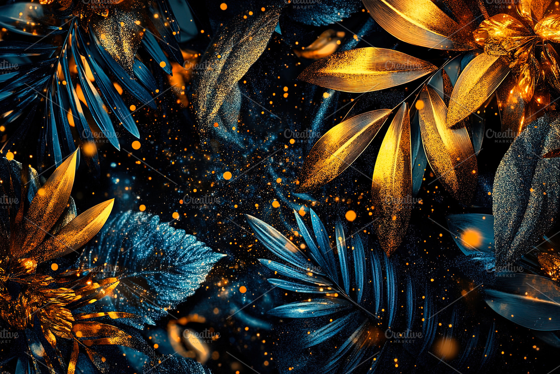 Abstract Tropical Leaves Background, a Nature Photo by Ales Munt