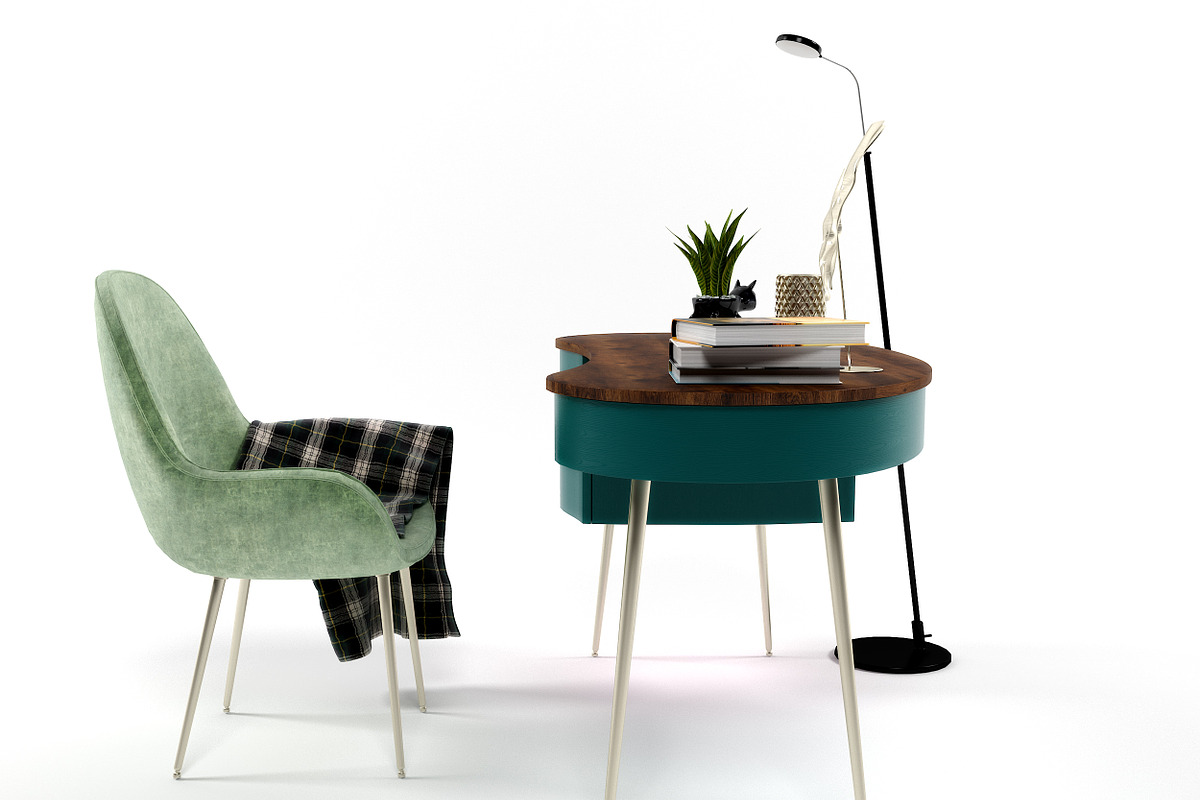 Home office 1311, a Furniture 3D Model by inDahouze (Photo 8 of 11)