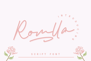 Romlla - Script Font