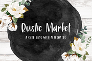 Rustic Market Sans Font, a Sans Serif Font by Beck McCormick (Thumbnail 1 of 10)