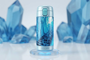 Ice Cave Stairs Blue Crystal Photo, a Background Graphic by Aura Canyon HQ (Thumbnail 8 of 8)