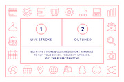 Ecommerce Line Icons, an Outline Icon by Made by Made (Thumbnail 4 of 9)