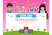 Certificate kids diploma, a Flyer Template by essense (Thumbnail 4 of 7)