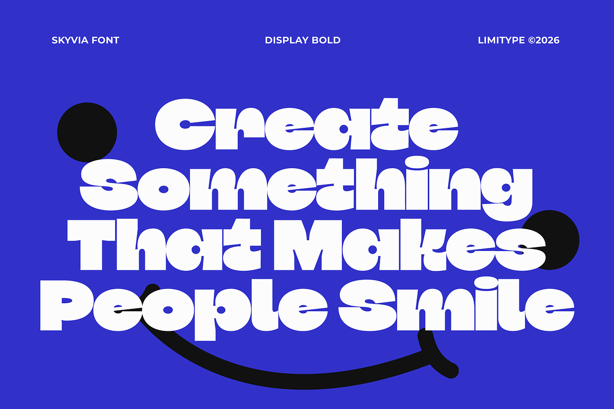 Skyvia - Bold Inktrap Font, a Sans Serif Font by limitype (Photo 9 of 12)
