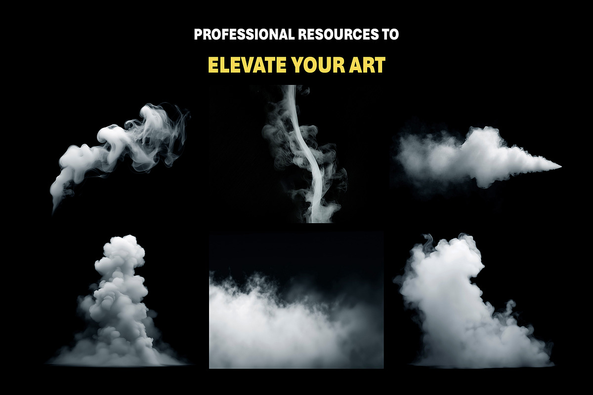 240+ Smoke Elements Overlay Effects, an Object Graphic by Mikel Blazgad (Photo 4 of 10)
