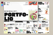 Minimal Portfolio Presentation, a Presentation Template by E-Type (Thumbnail 1 of 5)