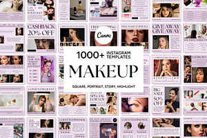 Makeup Social Media Template, a Social Media Template by Kalubuak