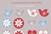 Scandinavian Christmas Graphics Set, a Seasonal Illustration by Porter Fig (Thumbnail 2 of 5)