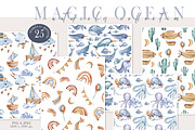 SALE! Watercolor nautical collection, an Animal Illustration by Tiana Geo (Thumbnail 7 of 27)