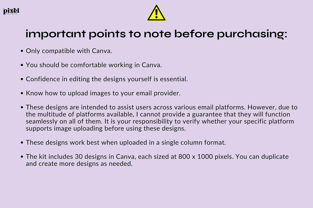 Canva Email Templates Luxe, an Email Template by The Pixel Palace (Photo 7 of 10)