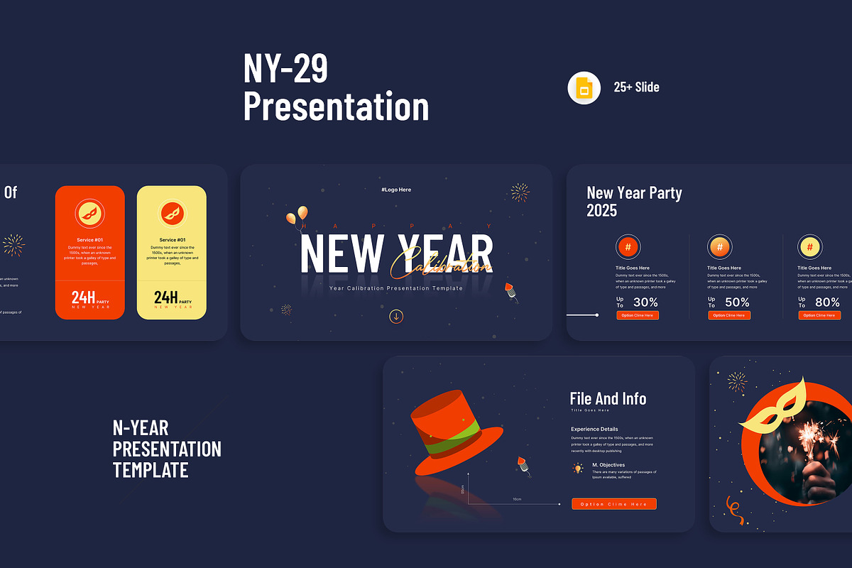 New Year Event Presentation, a Presentation Template by KreateTribe (Photo 5 of 5)