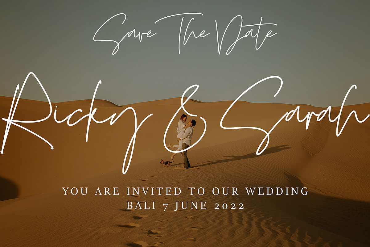 Rustty Dope, a Script Font by pineungtype (Photo 3 of 10)