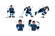 Character Ice Hockey Man Vol. 1, a Sport Illustration by SLAB! Design (Thumbnail 2 of 3)