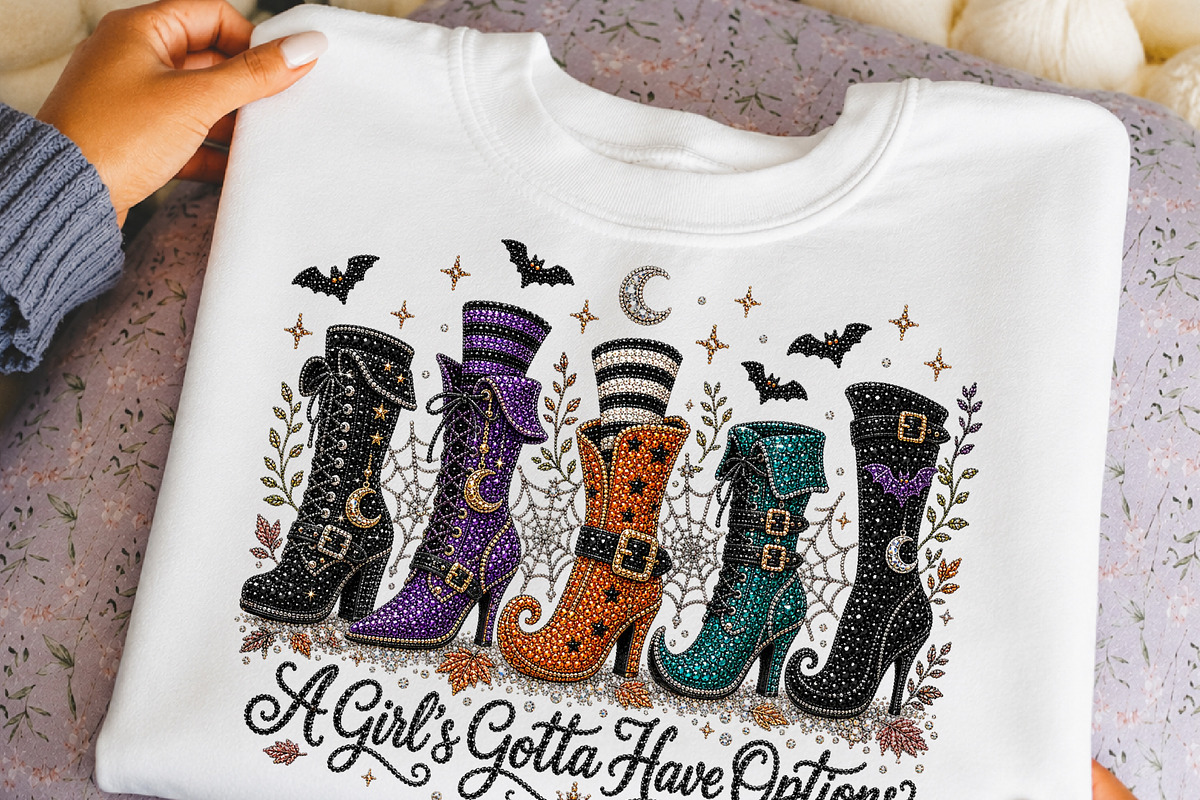 A Girls Gotta Have Options png, a Seasonal Illustration by DreamCafeArt (Photo 6 of 6)