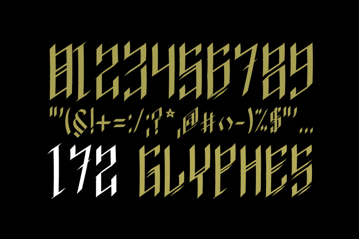 Signs of Faith - font preview 3