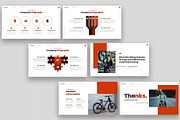 Cyclist - Bicycle Powerpoint, a Presentation Template by Fit-tee (Thumbnail 5 of 6)