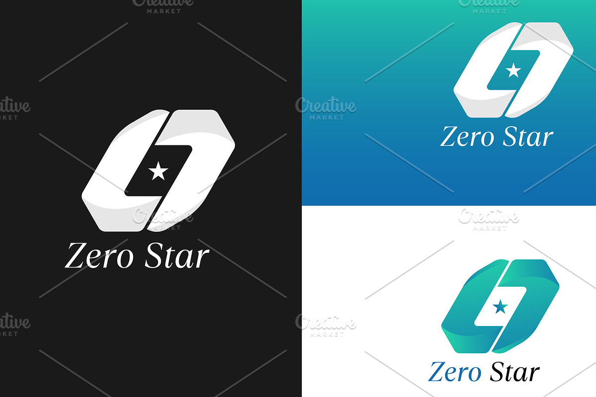 Zero Letter Logo template, a Branding & Logo Template by graphics city