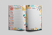 Doodle planner backgrounds set, a Decorative Illustration by Good Studio (Thumbnail 5 of 6)