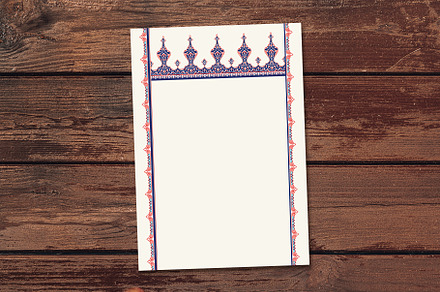 Premium A4 Floral Frame, a Templates & Theme by Azat1976