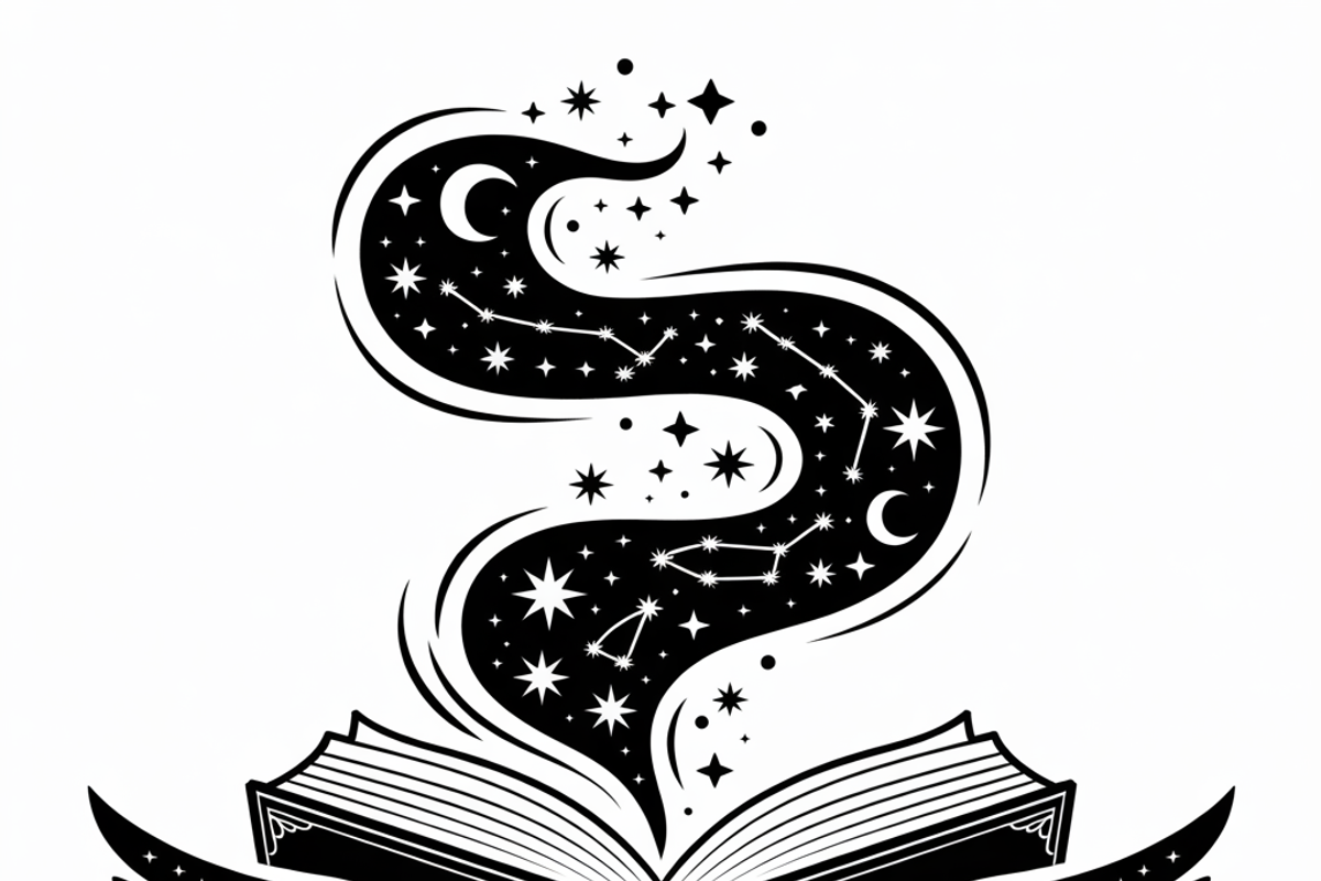 silhouette of a witch’s spellbook, an Illustration by Amazin_art (Photo 8 of 20)