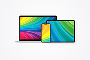 Apple Mobile Devices 8 Mockups, an iPhone Mockup by Spojeeto Devices Mockups (Thumbnail 4 of 9)