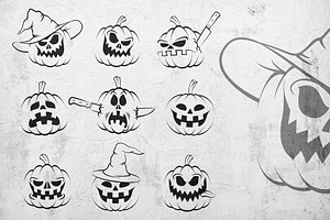 Halowen Pumpkins Pack