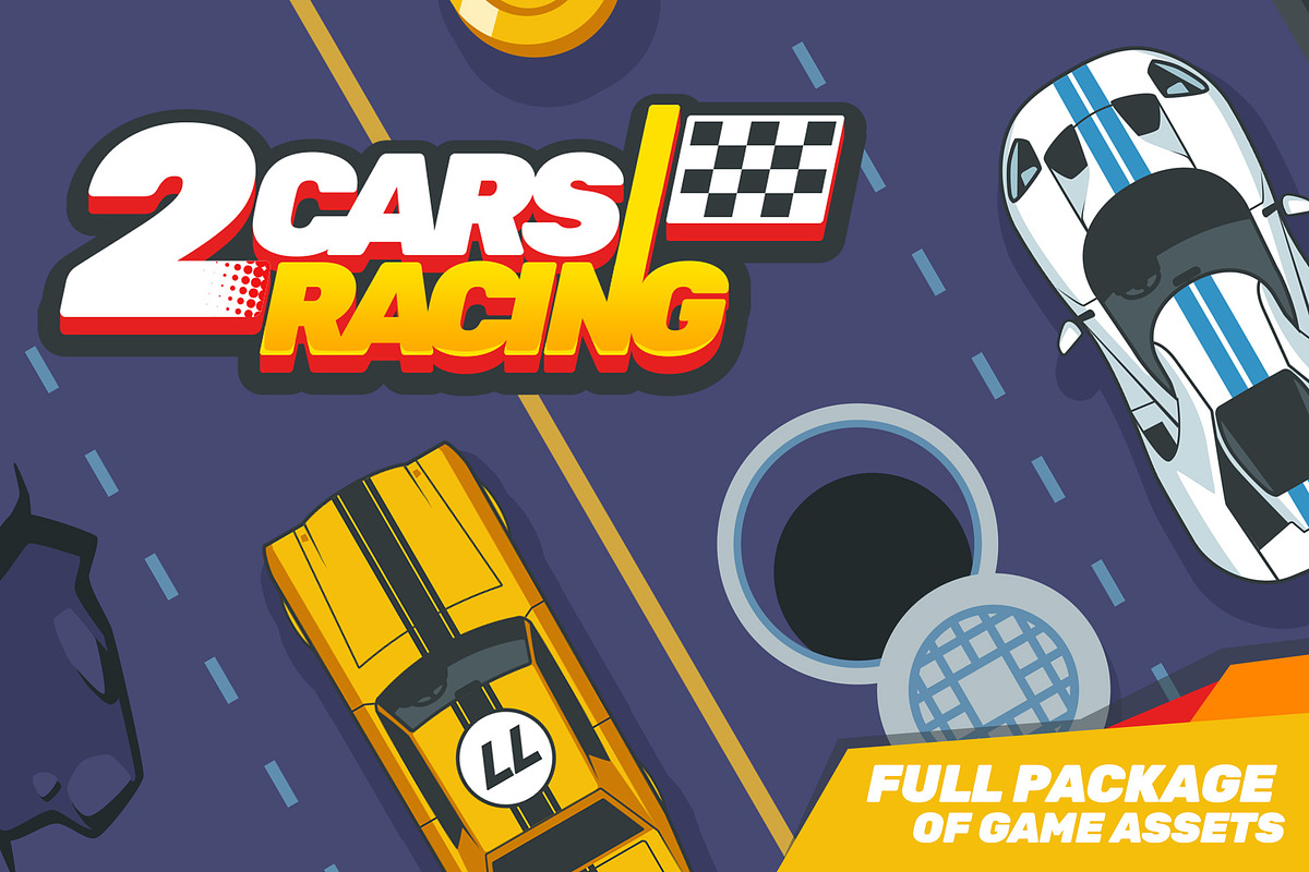 Game Assets for 2 Cars Racing, an Illustration by wowu (Photo 1 of 9)