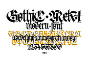 Gothic vector letters - 13, an Object Graphic by GeekClick (Thumbnail 10 of 16)