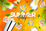 Summer Beach Party Mockup creator, a Product Mockup by PSD Market (Thumbnail 8 of 10)