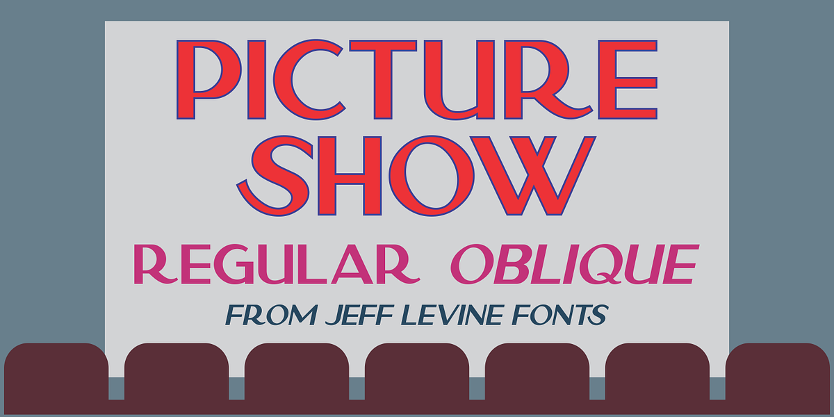 Picture Show JNL, a Sans Serif Font by Jeff Levine Fonts (Photo 1 of 5)