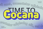 Cocana 3D, a Sans Serif Font by Craft Supply Co. (Thumbnail 8 of 8)