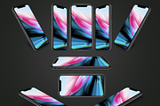 iPhone X Mockups, an iPhone Mockup by RadekBroz (Thumbnail 7 of 7)