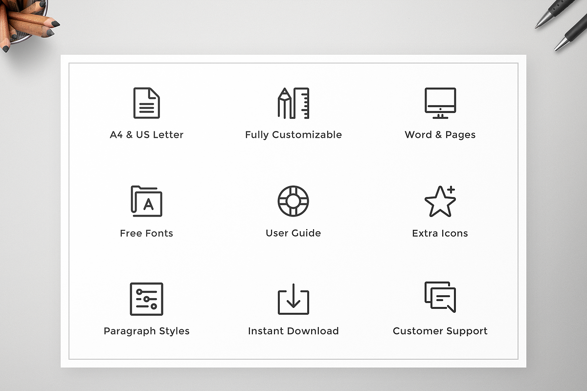Resume Template Denise, a Resume Template by Olympia Resume (Photo 4 of 6)