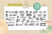 Doodle Drawing Books Library, an Illustration by NDesigns (Thumbnail 1 of 4)