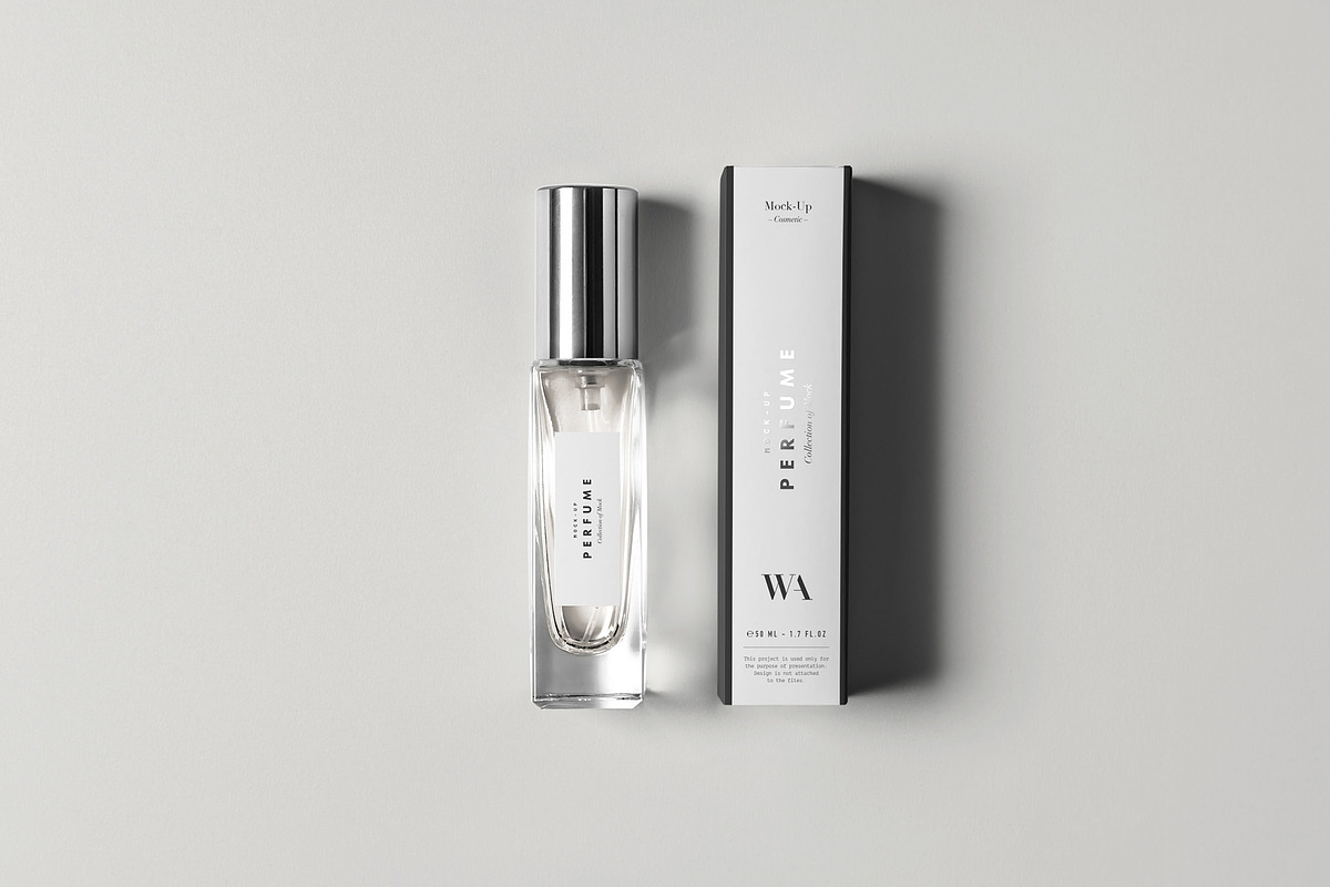 Perfume Mock-up 2, a Cups & Container Mockup by Yogurt86 (Photo 7 of 8)