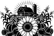 Thanksgiving Harvest Silhouette, an Illustration by Creativeshirt (Thumbnail 51 of 51)