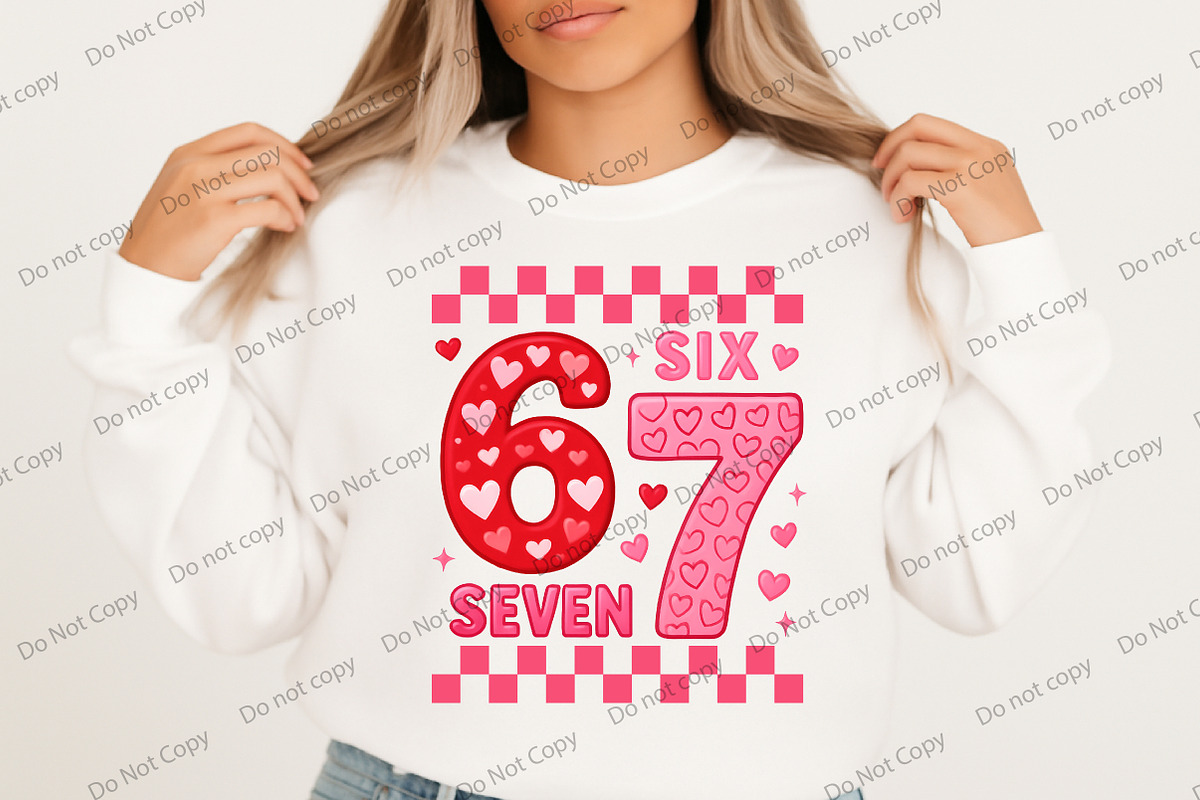 Six Seven Valentine PNG, an Illustration by Libby Wishes (Photo 4 of 8)