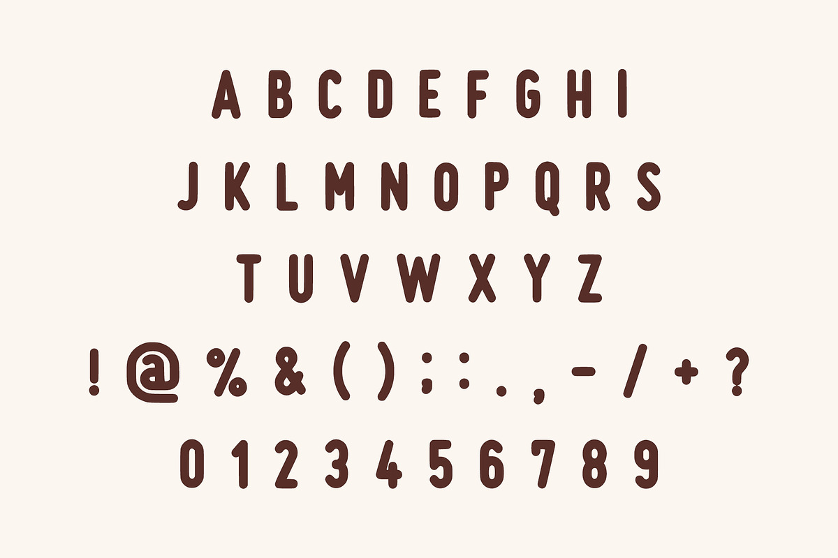 Splash Bubble, a Font by Limited.studio (Photo 5 of 5)
