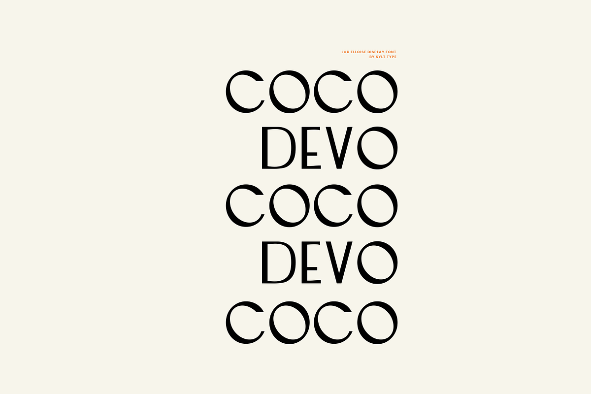 LOU ELLOISE Display Font, a Serif Font by Sylt Type (Photo 10 of 11)