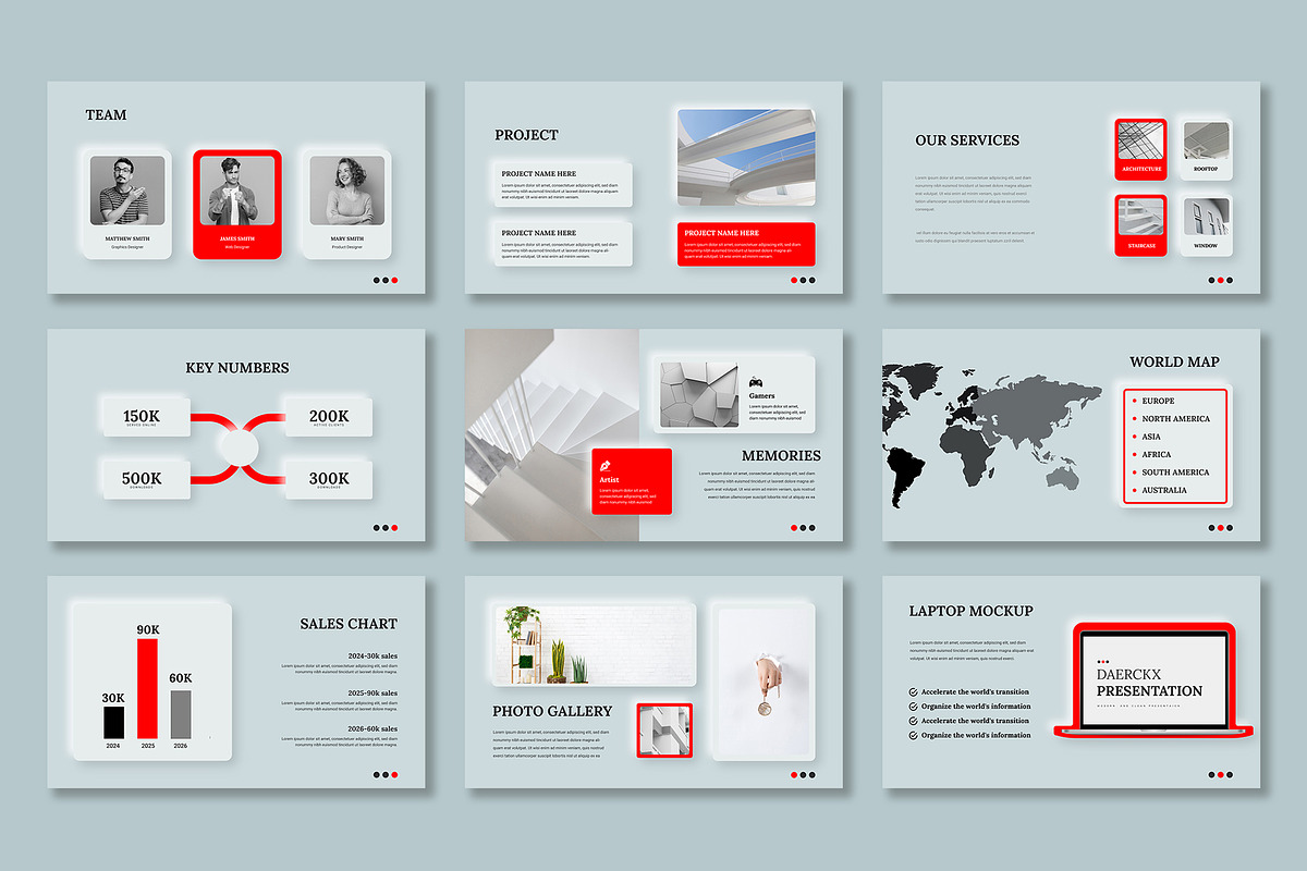 Modern & Clean Business PowerPoint, a Presentation Template by Mighty-Slide (Photo 4 of 5)